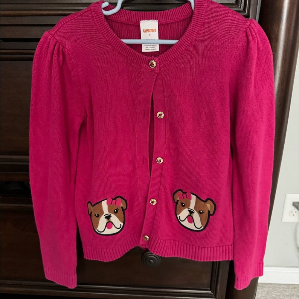 Gymboree Pink Knit Sweater with Button Closures